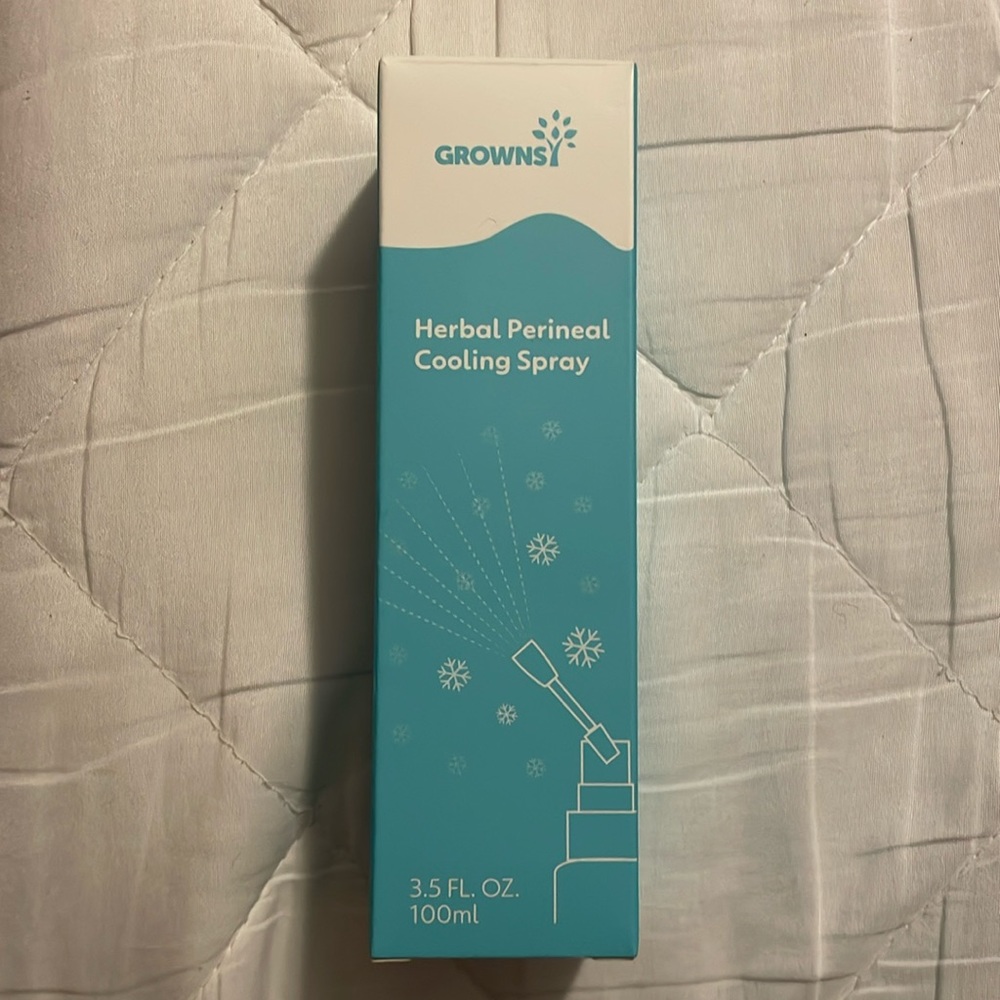 Brand new herbal perineal cooling spray